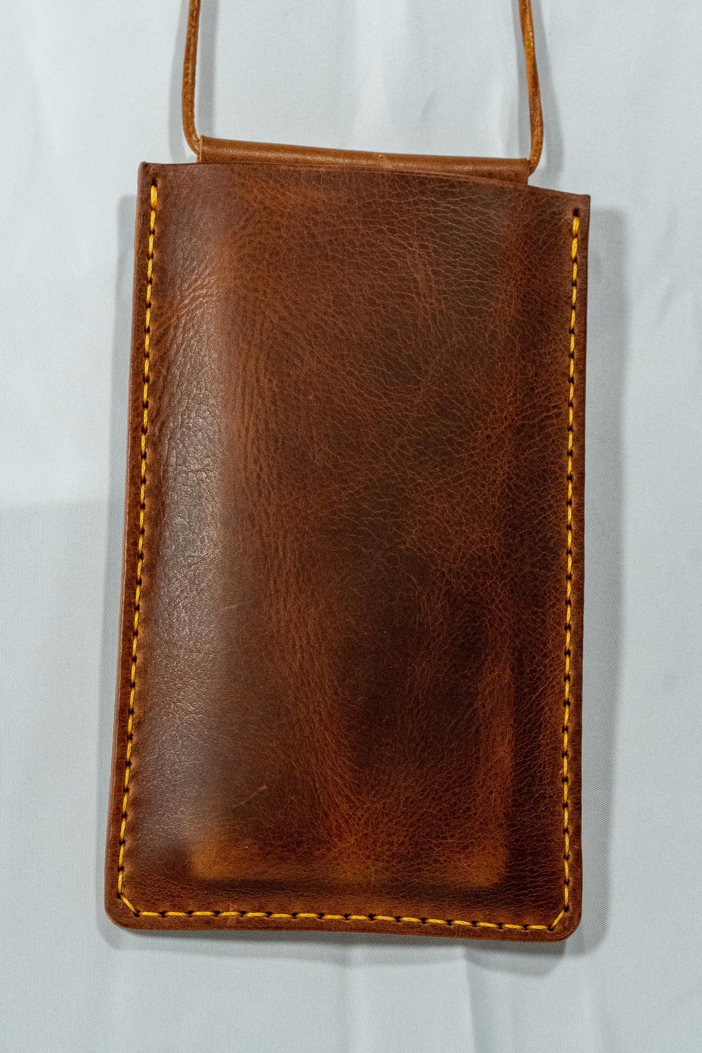 Leder Handytasche Mini Crossbody Bag Umhängetasche aus hochwertigem Leder Smartphonetasche iPhone Etui 100% Handmade