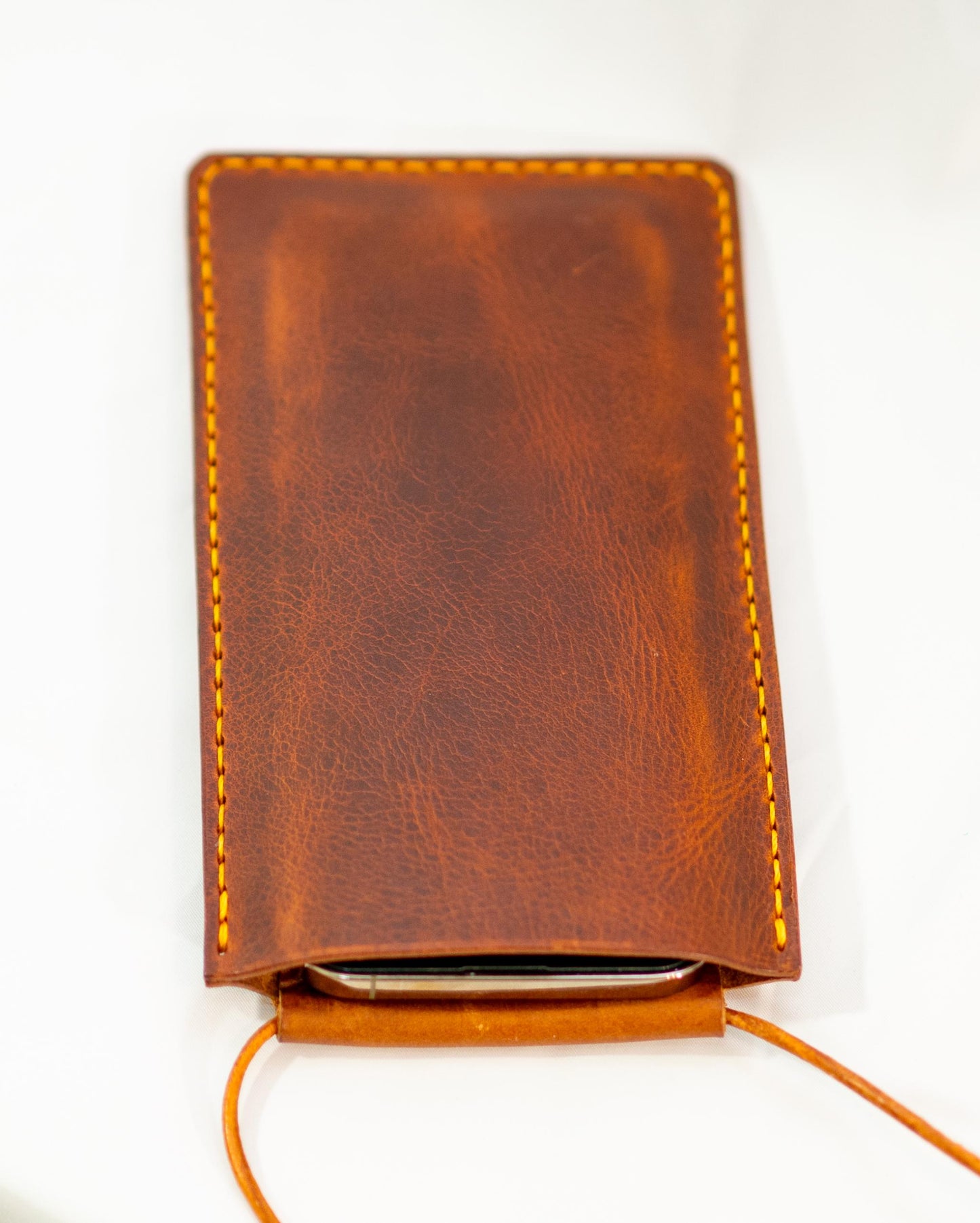 Leder Handytasche Mini Crossbody Bag Umhängetasche aus hochwertigem Leder Smartphonetasche iPhone Etui 100% Handmade