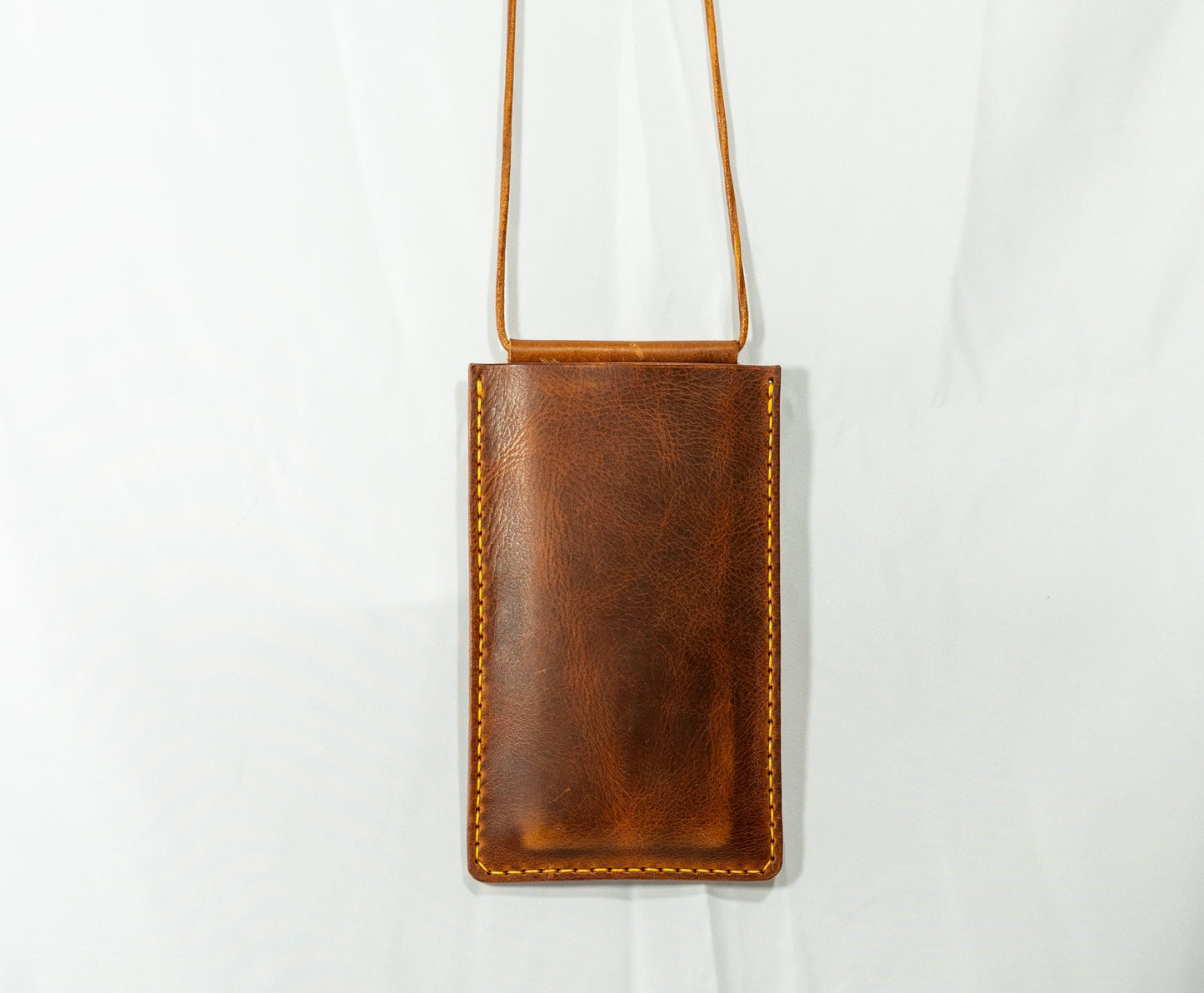 Leder Handytasche Mini Crossbody Bag Umhängetasche aus hochwertigem Leder Smartphonetasche iPhone Etui 100% Handmade