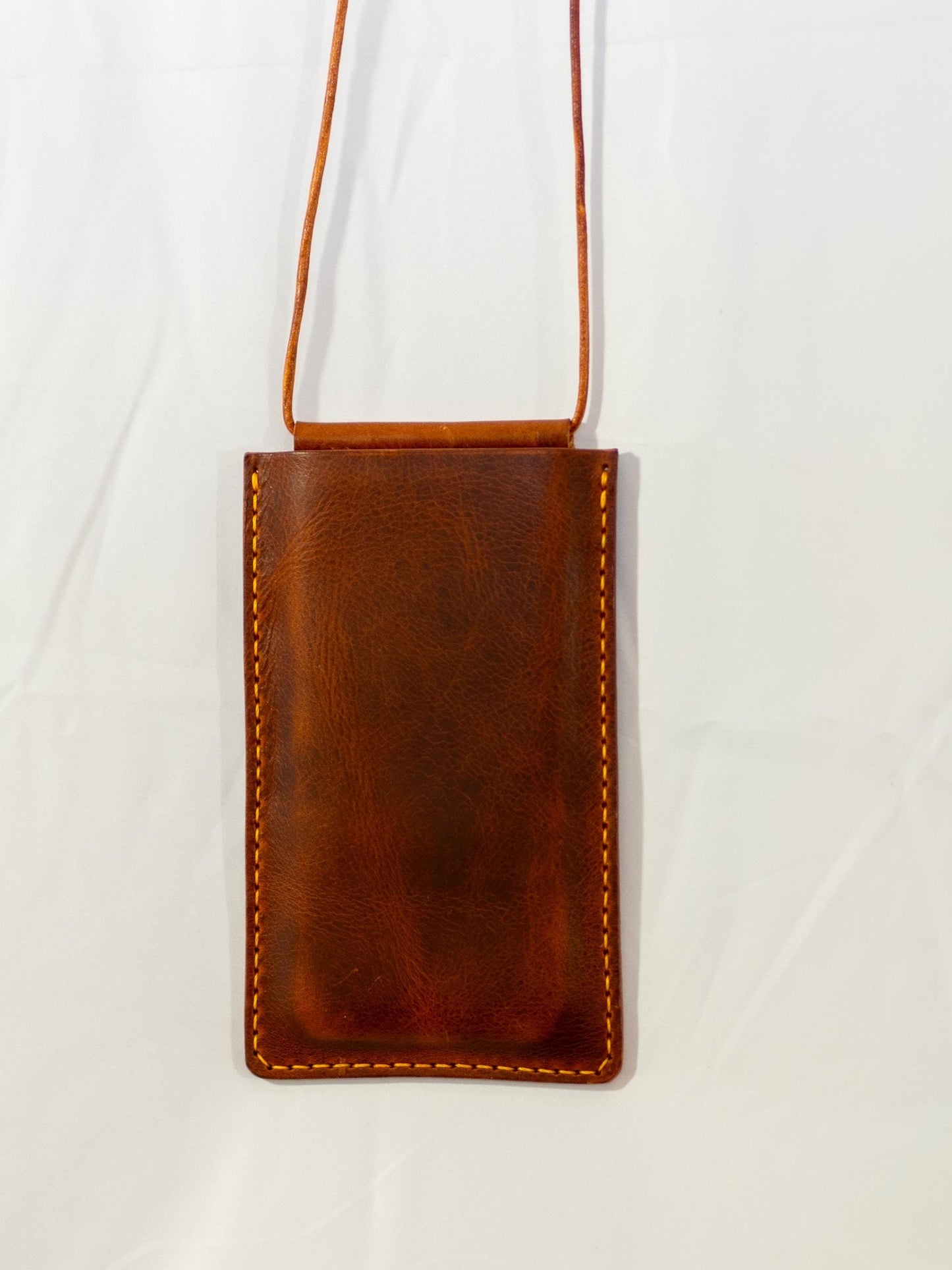 Leder Handytasche Mini Crossbody Bag Umhängetasche aus hochwertigem Leder Smartphonetasche iPhone Etui 100% Handmade