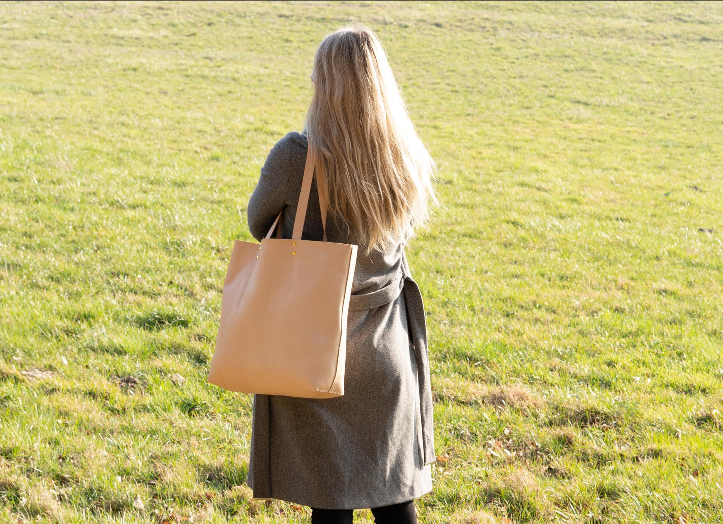 XXL Ledertasche Tote Bag Shopper Echtleder, Umhängetasche, Schultertasche.