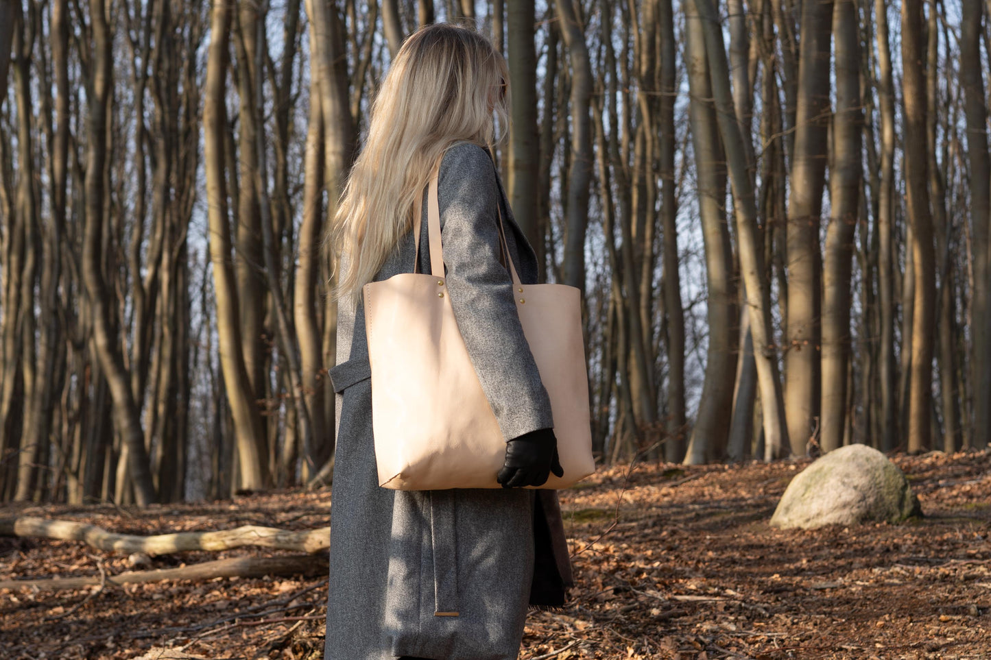 XXL Ledertasche Tote Bag Shopper Echtleder, Umhängetasche, Schultertasche.