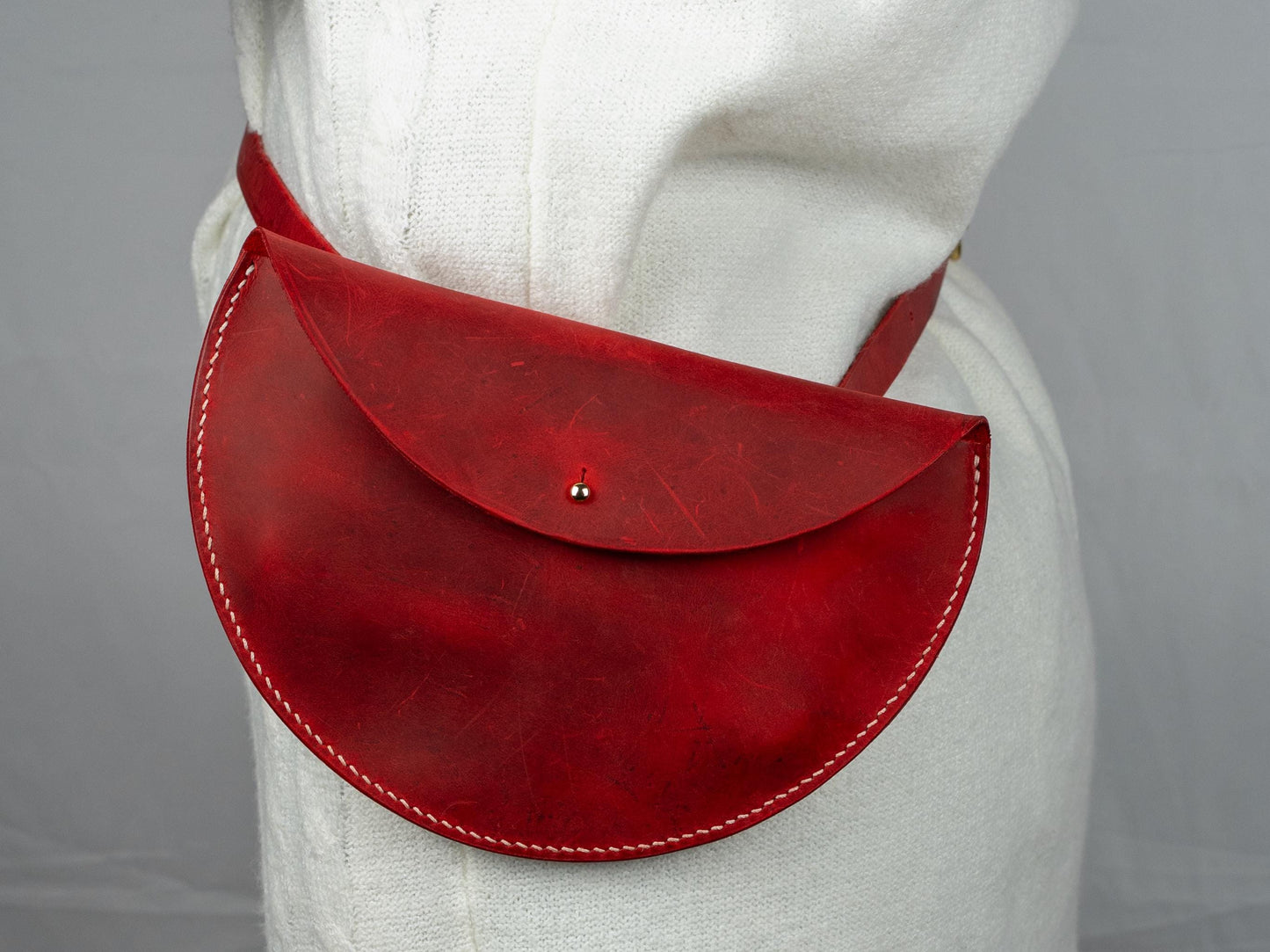 Leder Umhängetasche Gürteltasche Hüfttasche aus Leder Lederclutch Leder Bauchtasche | Leder Bauchtasche