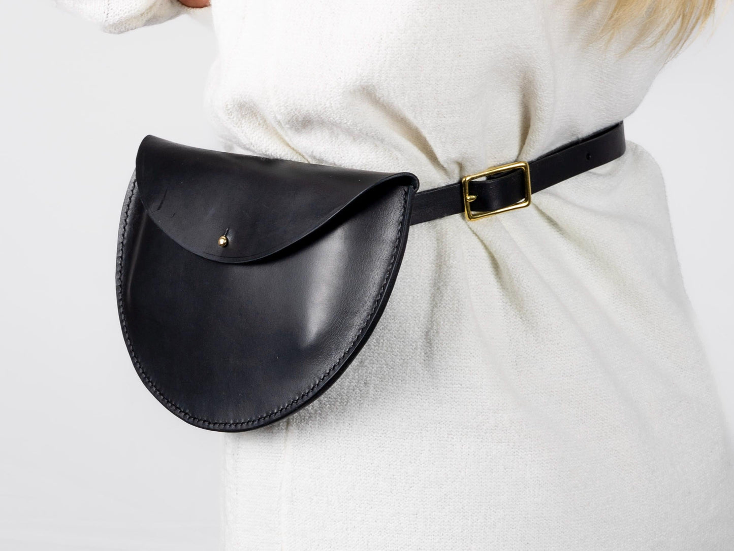 Leder Umhängetasche Gürteltasche Hüfttasche aus Leder Lederclutch Leder Bauchtasche | Leder Bauchtasche