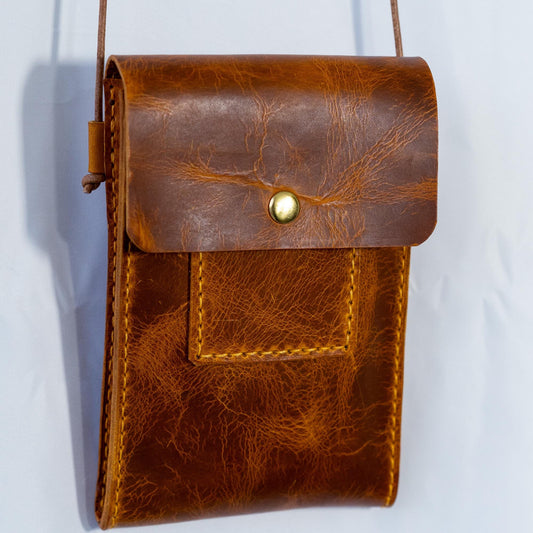 Leder Crossbody Bag Umhängetasche Schultertasche Leder Mini Tasche Crossbody Bag Leder Geldbörse Handytasche Handgenäht