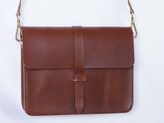 Leder Busnisstasche Leder Crossbody bag Umhängetasche