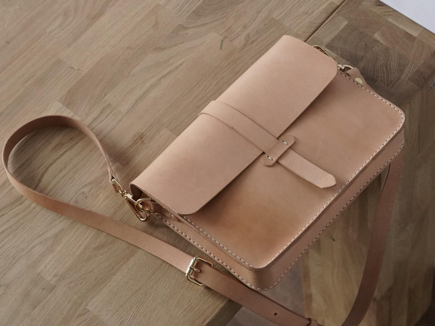 Leder Busnisstasche Leder Crossbody bag Umhängetasche