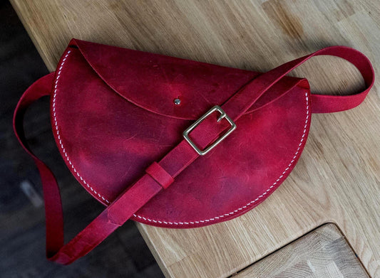 Leder Umhängetasche Gürteltasche Hüfttasche aus Leder Lederclutch Leder Bauchtasche | Leder Bauchtasche