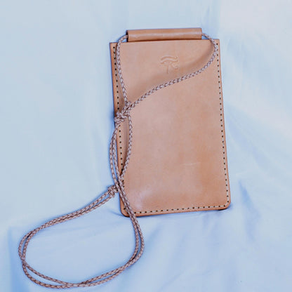 Handcrafted Leather Cell Phone Case with Customizable Details | Unique iPhone Case from Vegetable-Tanned Premium Leather | iPhone cover