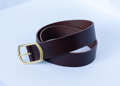 custom-made leather belt from vegetable-tanned Tuscan leather | Handcrafted Women belt | Made in Germany | Leather of Italian quality