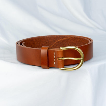 Custom-Made Leather Belt for women belt handmade women's leather belt | 3,2 cm jeans belt Vintage leather belt | Gift for her Luxury belt