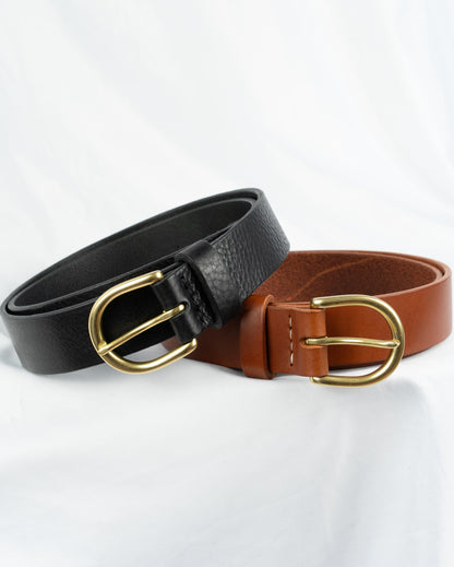 Custom-Made Leather Belt for women belt handmade women's leather belt | 3,2 cm jeans belt Vintage leather belt | Gift for her Luxury belt