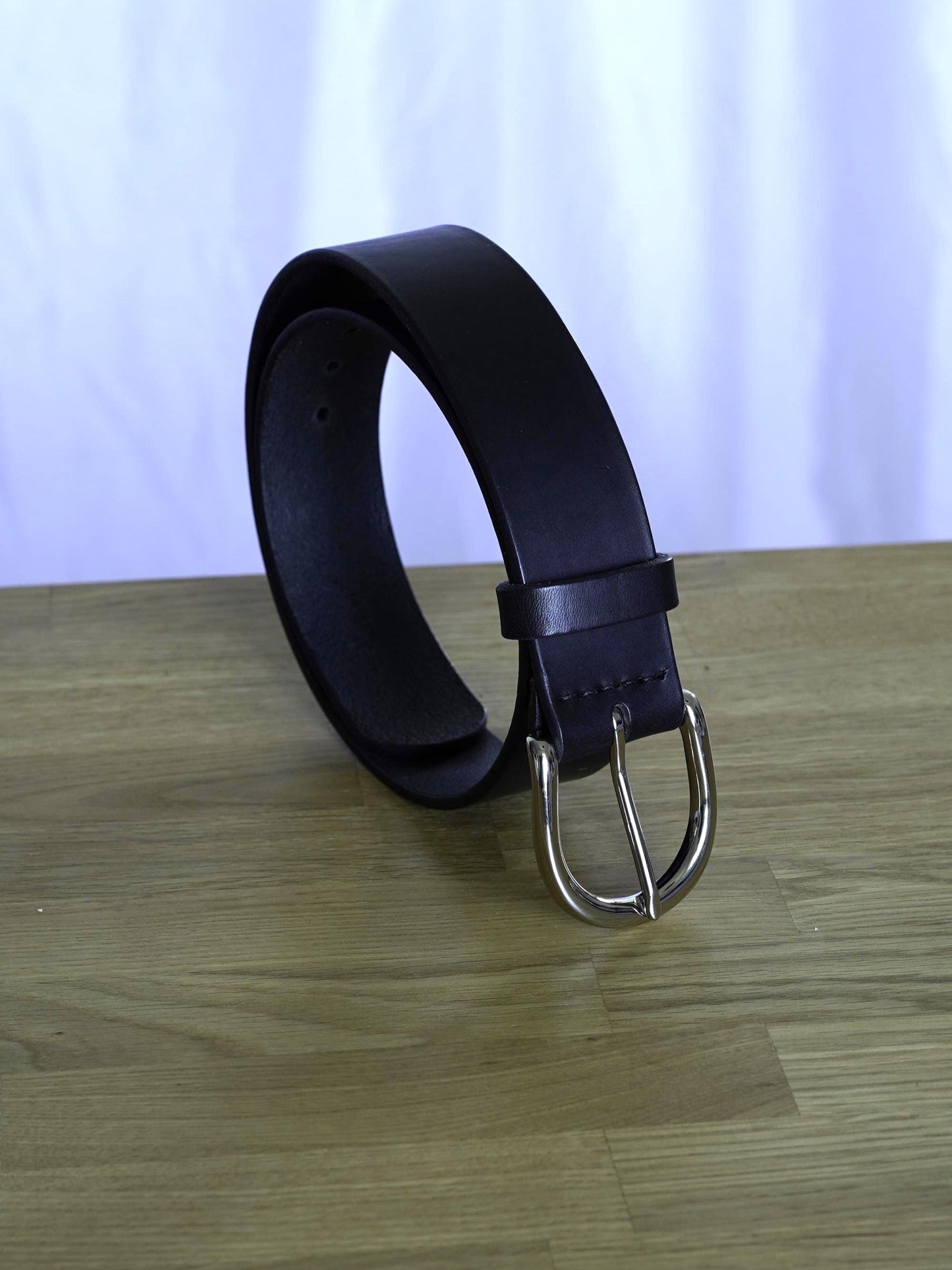 Custom-Made Leather Belt for women belt handmade leather belt | 2/ 2,5 / 3,2 / 3,8 cm jeans belt Black leather belt | Gift for her