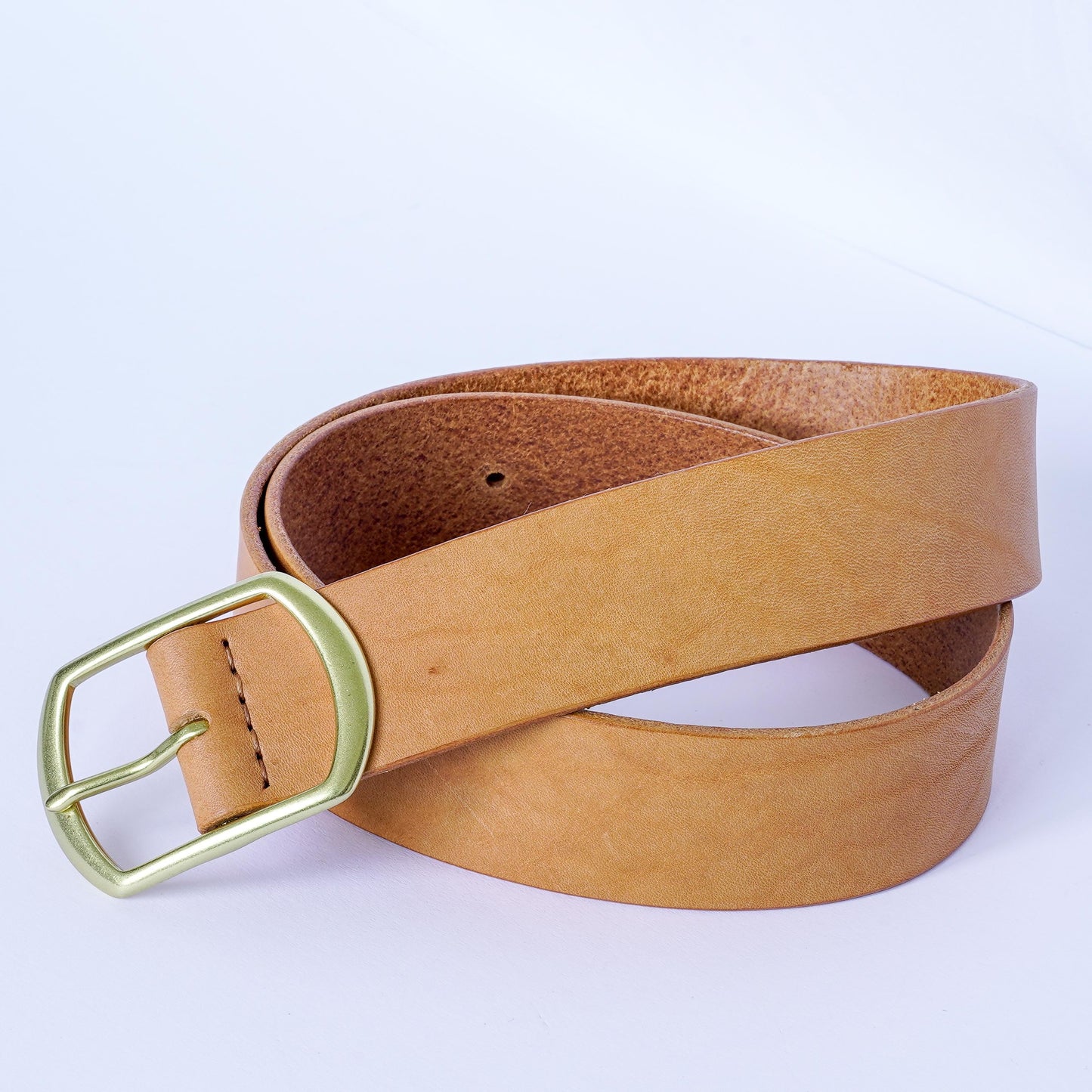 custom-made leather belt from vegetable-tanned Tuscan leather | Handcrafted Women belt | Made in Germany | Leather of Italian quality