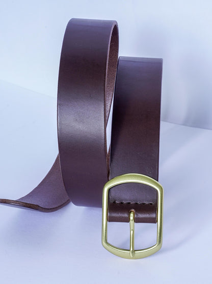 custom-made leather belt from vegetable-tanned Tuscan leather | Handcrafted Women belt | Made in Germany | Leather of Italian quality