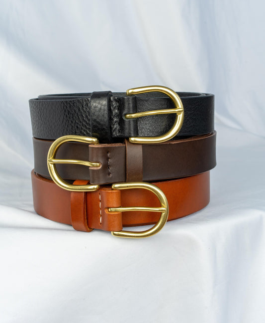 Custom-Made Leather Belt for women belt handmade women's leather belt | 3,2 cm jeans belt Vintage leather belt | Gift for her Luxury belt