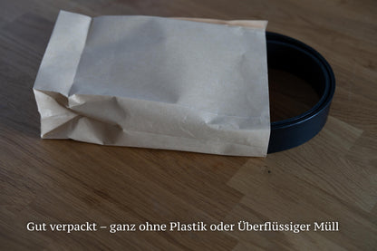 custom-made leather belt from vegetable-tanned Tuscan leather | Handcrafted Women belt | Made in Germany | Leather of Italian quality