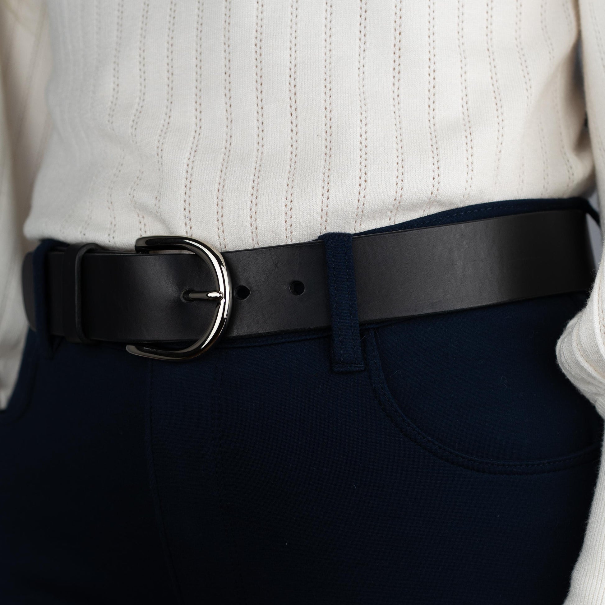 Custom-Made Leather Belt for women belt handmade leather belt | 2/ 2,5 / 3,2 / 3,8 cm jeans belt Black leather belt | Gift for her