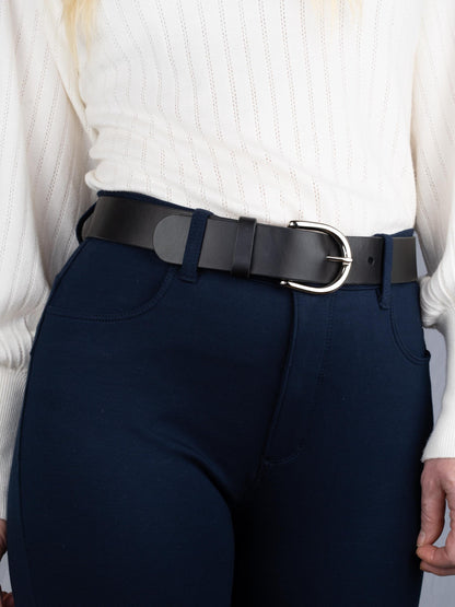 Custom-Made Leather Belt for women belt handmade leather belt | 2/ 2,5 / 3,2 / 3,8 cm jeans belt Black leather belt | Gift for her