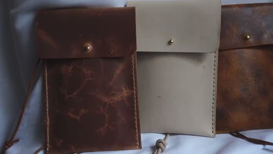 Leder Handytasche Crossbody – Universalpassend für alle Smartphones