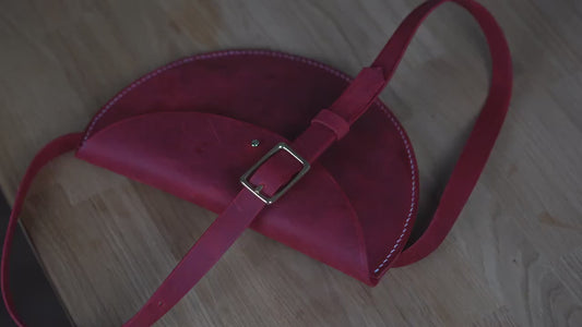 Leder Umhängetasche Gürteltasche Hüfttasche aus Leder Lederclutch Leder Bauchtasche | Leder Bauchtasche