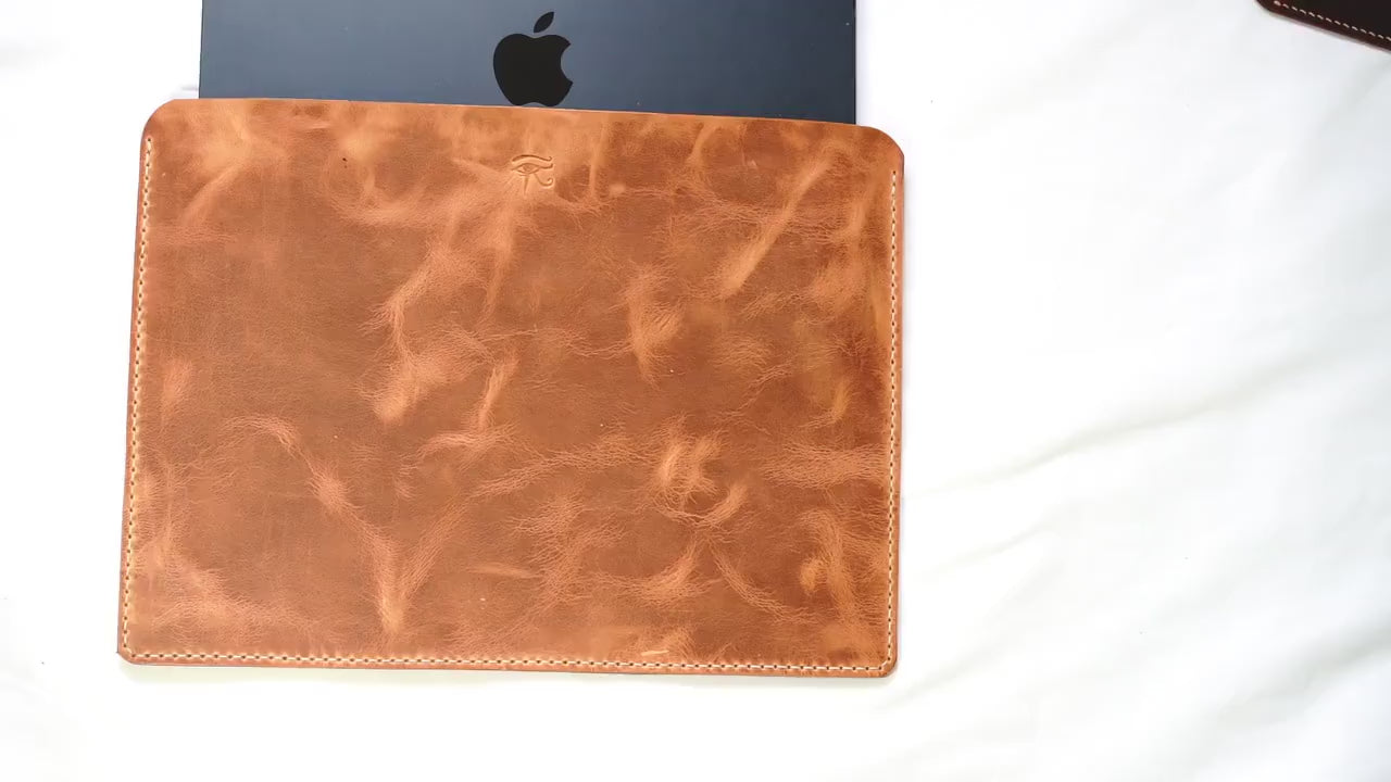 Leather MacBook sleeve | MacBook Case | minimalist iPad sleeve | Laptop case 11, 13, 14, 15, 16,17