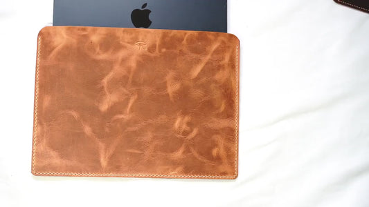 Leather MacBook sleeve | MacBook Case | minimalist iPad sleeve | Laptop case 11, 13, 14, 15, 16,17